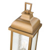 Artcraft Lighting Madrid 1 Light Outdoor Post Light, Weathered Brass (AC8183WB)