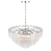 Artcraft Lighting Bianca 19 Light Chandelier, Polished Nickel, Crystalline with Piastra Type Glassware (AC12053CR)