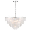 Artcraft Lighting Bianca 19 Light Chandelier, Polished Nickel, Crystalline with Piastra Type Glassware (AC12053CR)