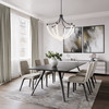 Artcraft Lighting Cascata Collection 3-Light Chandelier Black and Brushed Brass (AC6810BK)