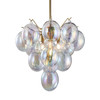 Artcraft Lighting Globo Collection 5-Light Chandelier Iridescent and Brass (AC11992LU)