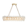 Artcraft Lighting Bloom Collection 18-Light 47.25" Chandelier Brass (AC11963BR)
