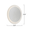 Artcraft Lighting Reflections Collection Bathroom Mirror Clear (AM361)