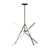 Artcraft Lighting Stix - LED Chandelier - Black (AC7709BK)