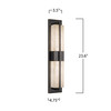 Artcraft Lighting Briana Integrated LED Wall Sconce, Bronze (AC11776BZ)