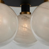 Artcraft Lighting Gem Collection 3-Light Pendant Black and Brushed Brass (AC11873SW)
