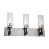 Artcraft Lighting Arlington Collection 3-Light Bathroom Vanity Fixture Satin Nickel (AC11943SN)