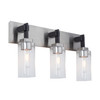 Artcraft Lighting Arlington Collection 3-Light Bathroom Vanity Fixture Satin Nickel (AC11943SN)