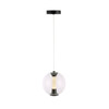 Artcraft Lighting Arlo Collection 1-Light Pendant Black (AC6841BK)