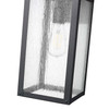 Artcraft Lighting Madrid 1 Light Outdoor Wall Sconce 17.5", Black (AC8180BK)