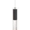 Artcraft Lighting Celine 1 Light Integrated LED Pendant, Black with Laser Lined Glass Rods (AC12141BK)