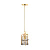Artcraft Lighting Burford Collection 1-Light Pendant Brass & Black (AC11810BB)