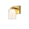 Artcraft Lighting Saville Collection 1-Light Bathroom Brass (AC7391BR)