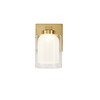 Artcraft Lighting Saville Collection 1-Light Bathroom Brass (AC7391BR)