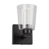 Artcraft Lighting Dalton Collection 1-Light Bathroom Black (AC7351BK)