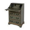 Butler Specialty Company Danforth 25.5 in. W Rectangular Wood 5 Drawer Secretary with Drop Front Writing Surface, Pastel Green (2118482)
