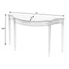 Butler Specialty Company Chester 54 in. W Demilune Wood Traditional Console Table, Light Brown (3757443)