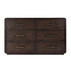 Butler Specialty Company Keenan 60 in. W Rectangular Wood 6 Drawer Dresser, Dark Brown (5986504)
