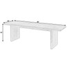 Butler Specialty Company Halmstad 64 in. W Wood Dining Bench, Brown (6310497)