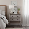 Butler Specialty Company Ginny 25 in. W Rectangular Wood 2 Drawer Accent Chest, Grey (5999512)