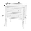 Butler Specialty Company Ginny 25 in. W Rectangular Wood 2 Drawer Accent Chest, Walnut (5999513)
