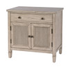 Butler Specialty Company Flagstaff 30 in. W Rectangular Cane 1 Drawer-2 Door Accent Chest, Gray (6263449)