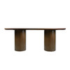 Butler Specialty Company Coral 84 in. W Oval Wood Double Pedestal Dining Table, Walnut (6253513)