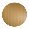 Butler Specialty Company Coral 54 in. W Round Wood Pedestal Dining Table, Light Brown (6252492)