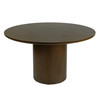 Butler Specialty Company Coral 54 in. W Round Wood Pedestal Dining Table, Walnut (6252513)