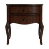 Butler Specialty Company Beasley 25 in. W Rectangular Wood 2 Drawer Traditional Nightstand, Brown (5998101)
