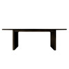 Butler Specialty Company Amber 84-108 in. W Rectangular Wood Extendable Pedestal Dining Table, Coffee (6277059)