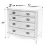 Butler Specialty Company Agatha 32 in. W Rectangular Wood 4 Drawer Accent Chest, Medium Brown (6250492)