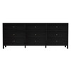 Butler Specialty Company Nora 84 in. W Rectangular Wood 9 Drawer Dresser, Coffee (6290451)