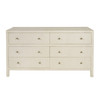 Butler Specialty Company Nora 60 in. W Raffia 6 Drawer Dresser, Beige (6308362)