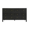 Butler Specialty Company Nora 60 in. W Raffia 6 Drawer Dresser, Gray (6308420)