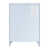 Butler Specialty Company Nora 36 in. W Rectangular Wood 5 Drawer Tall Dresser, Light Blue (5944522)