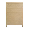 Butler Specialty Company Nora 36 in. W Rectangular Wood 5 Drawer Tall Dresser, Light Brown (5944492)