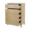 Butler Specialty Company Nora 36 in. W Rectangular Wood 5 Drawer Tall Dresser, Light Brown (5944492)