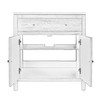 Butler Specialty Company Nora 32 in. W Rectangular Wood & Marble Bathroom Vanity with Storage, Sage Green (6326480)