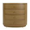 Butler Specialty Company Nora 28 in. W Oval Wood 4 Drawer Nightstand, Natural (6316530)