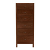 Butler Specialty Company Nora 22 in. W Rectangular Wood 6 Drawer Lingerie Chest, Walnut (5942489)
