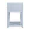 Butler Specialty Company Nora 21 in. W Rectangular Wood 1 Drawer Small Nightstand with Lower Open Shelf, Light Blue (5945522)