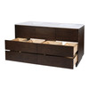 Butler Specialty Company Halmstad 72 in. W Rectangular Wood Double Sink 5 Drawer Bathroom Vanity Set, Brown (6270497)