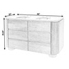 Butler Specialty Company Genoa 60. in. W Rectangular Wood & Quartz 4 Drawer Double Sink Bathroom Vanity, Light Brown (6273492)