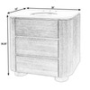 Butler Specialty Company Genoa 36 in. W Rectangular Wood & Quartz 2 Drawer Single Sink Bathroom Vanity, Light Brown (6271492)
