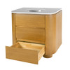 Butler Specialty Company Genoa 36 in. W Rectangular Wood & Quartz 2 Drawer Single Sink Bathroom Vanity, Light Brown (6271492)