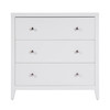 Butler Specialty Company Dana 34 in. W Rectangular Wood 3 Drawer Chest, White (6260304)