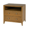 Butler Specialty Company Dana 28 in. W Rectangular Wood 2 Drawer Nightstand with Top Shelf, Natural (6258452)