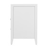 Butler Specialty Company Dana 28 in. W Rectangular Wood 2 Drawer Nightstand with Top Shelf, White (6258304)