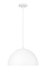 Z-Lite Vega 1 Light Pendant in Matte White (4501P16-MW)